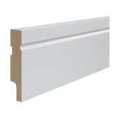 Rodapé de MDF de mdf Durafloor Easy Branco Polar 12cm x 18mm x 2,1m