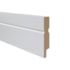 Rodapé de MDF frisado Durafloor Essencial branco polar 100 x 18 x 2100 mm
