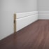 Rodapé de MDF frisado Eucafloor branco 100 x 15 x 2400 mm