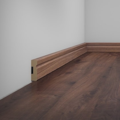 Rodapé de MDF frisado Eucafloor cor 10 50 x 15 x 2400 mm