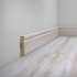 Rodapé de MDF frisado Eucafloor cor 16 70 x 15 x 2400 mm