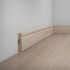 Rodapé de MDF frisado Eucafloor cor 17 70 x 15 x 2400 mm