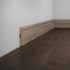 Rodapé de MDF frisado Eucafloor cor 18 50 x 15 x 2400 mm
