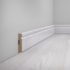 Rodapé de MDF frisado Eucafloor cor 2 70 x 15 x 2400 mm
