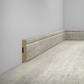 Rodapé de MDF frisado Eucafloor cor 21 70 x 15 x 2400 mm