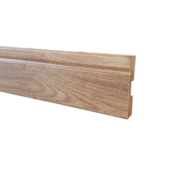 Rodapé de MDF frisado Eucafloor cor 22 70 x 12 x 2400 mm