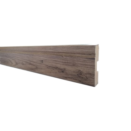 Rodapé de MDF frisado Eucafloor cor 23 70 x 12 x 2400 mm