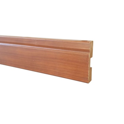 Rodapé de MDF frisado Eucafloor cor 26 70 x 15 x 2400 mm