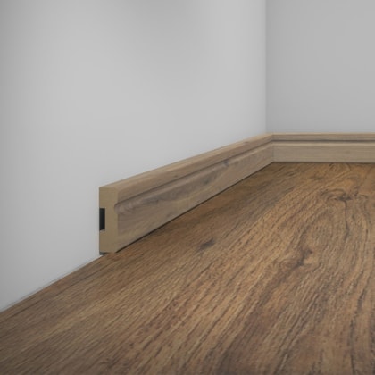 Rodapé de MDF frisado Eucafloor cor 7 50 x 15 x 2400 mm