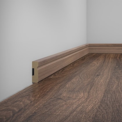 Rodapé de MDF frisado Eucafloor cor 9 50 x 15 x 2400 mm