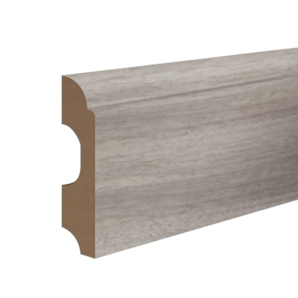 Rodapé de MDF liso Durafloor Clean cor 06 80 x 18 x 2100 mm