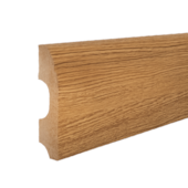 Rodapé de MDF liso Durafloor Clean cor 11 80 x 18 x 2100 mm