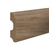 Rodapé de MDF liso Durafloor Clean cor 13 80 x 18 x 2100 mm