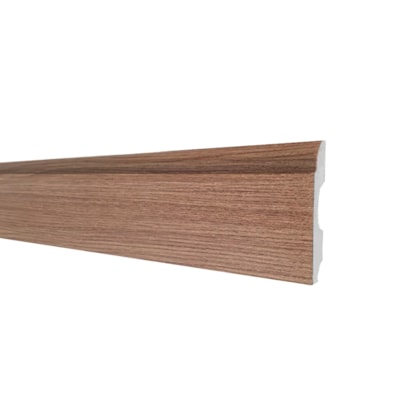 Rodapé de MDF liso Durafloor Clean cor 14 80 x 18 x 2100 mm
