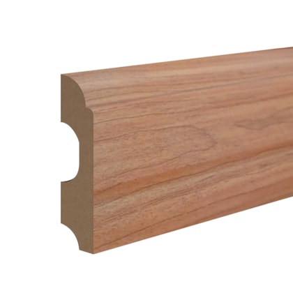 Rodapé de MDF liso Durafloor Clean cor 7 80 x 18 x 2100 mm