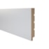 Rodapé de MDF liso Durafloor Essencial E-05 branco polar 200 x 18 x 2100 mm