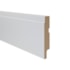 Rodapé de MDF liso Durafloor Essencial E-06 branco polar 100 x 18 x 2100 mm