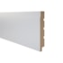 Rodapé de MDF liso Durafloor Essencial E-06 branco polar 200 x 18 x 2100 mm
