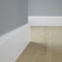 Rodapé de MDF liso Durafloor Essencial E-06 branco polar 200 x 18 x 2100 mm