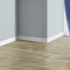 Rodapé de poliestireno EspaçoFloor Plus branco 7cm x 15mm x 2,20m