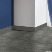 Rodapé de poliestireno frisado EspaçoFloor colors cinza 10 cm barra 2,2 m