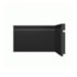 Rodapé de poliestireno frisado Santa Luzia Black 3480 preto 15 cm barra 2,4 m