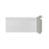 Rodapé de poliestireno frisado Santa Luzia Moderna 493 branco 12 cm barra 2,4 m