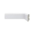 Rodapé de poliestireno liso Santa Luzia Moderna 446 branco 7 cm barra 2,4 m