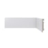 Rodapé de poliestireno liso Santa Luzia Moderna 451 branco 7 cm barra 2,4 m