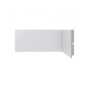 Rodapé de poliestireno liso Santa Luzia Moderna 496 branco 15 cm barra 2,4 m