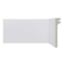 Rodapé de poliestireno liso Santa Luzia Reforma 548 branco 11 cm barra 2,4 m
