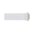 Rodapé de poliestireno liso Santa Luzia Versaled branco 7 cm barra 2,4 m