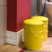 Rodapé de poliestireno Santa Luzia Inova 523 branco 20cm x 16mm x 2,4m Rodapé de poliestireno Santa Luzia Inova 523 branco 20cm x 16mm x 2,4m