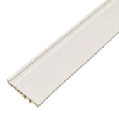 Rodapé de PVC Spot Pisos frisado branco 10cm x 15mm x 2,20m Rodapé de PVC Spot Pisos frisado branco 10cm x 15mm x 2,20m