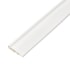 Rodapé de PVC Spot Pisos frisado branco 7cm x 15mm x 2,20m