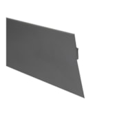 Rodapé Rollfor 208 prata 4cm x 0,5mm x 1,185m Rodapé Rollfor 208 prata 4cm x 0,5mm x 1,185m