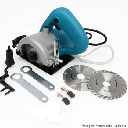 Serra marmore EspaçoFix com 2 discos 1200W 127V