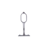 Suporte cabideiro central para guarda-roupas Blass MOD. 360 cromado 8 cm