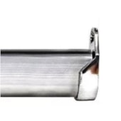 Suporte cabideiro lateral para guarda-roupas EspaçoFix cromado 16 mm
