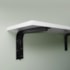 Suporte prateleira Ducasse 103297 preto 10 x 15 cm