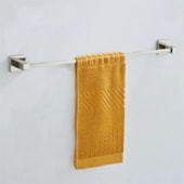 Suporte toalha de banho EspaçoKB cromado 62,5 cm