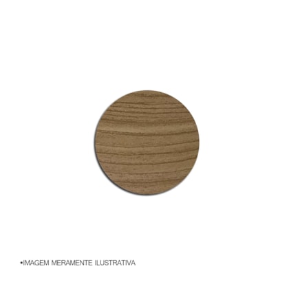 Tapa furo adesivo Rehau Essencial noce amêndoa 12 mm 40 unid