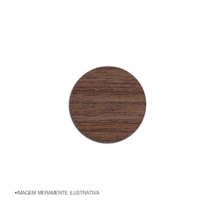 Tapa furo adesivo Rehau Prisma nogueira cadiz 12 mm 40 unid