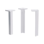 Terminal Santa Luzia Canto Interno Branco 15cm Terminal Santa Luzia Canto Interno Branco 15cm