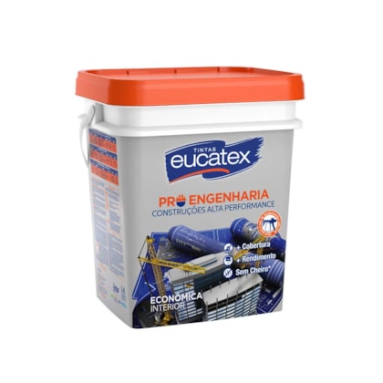 Tinta acrílica fundo gesso, drywall e reboco Eucatex Madeira branco 18 L
