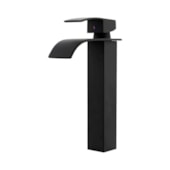 Torneira Banheiro bica alta EspaçoKB Ke-7124-B monocomando preto Torneira Banheiro bica alta EspaçoKB Ke-7124-B monocomando preto