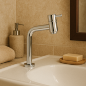 Torneira Banheiro bica baixa EspaçoKB Ke-801 cromado