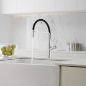 Torneira Cozinha bica alta EspaçoKB Ke-6879 monocomando preto