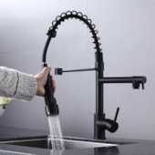 Torneira Cozinha Gourmet EspaçoKB Ke-6024b monocomando preto