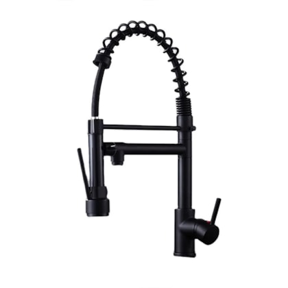 Torneira gourmet monocomando EspaçoKB KE-6024B preto